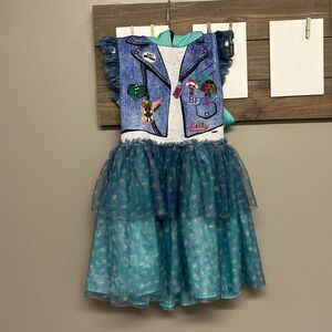 LOL Surprise Little Girl’s Halloween Costume Pullover Dress w/ Hoodie-Sm (6-6X)